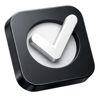 3D approval checkmark icon on the Payworthage about page